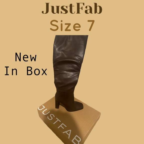 JustFab Shoes - New in Box Just Fab Knee High Boots Size 7